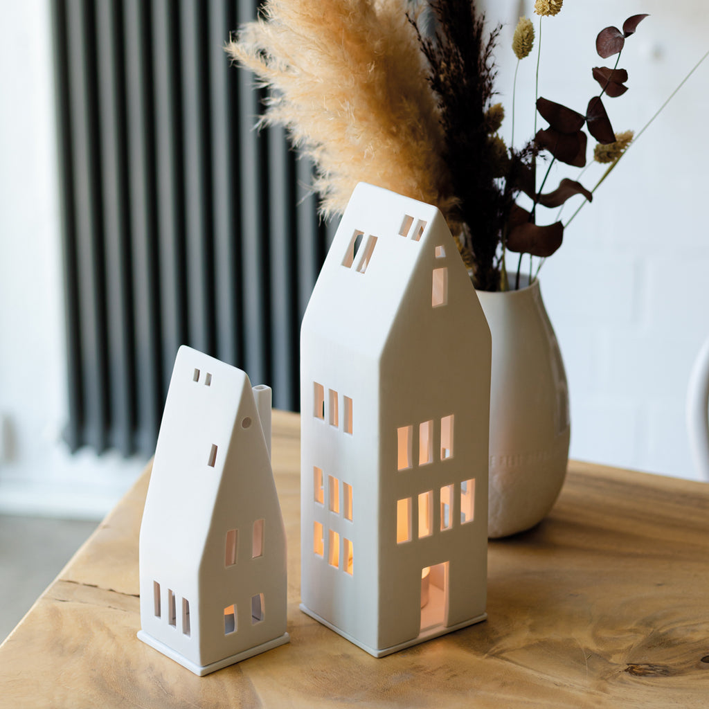 Light house. Pitched roof