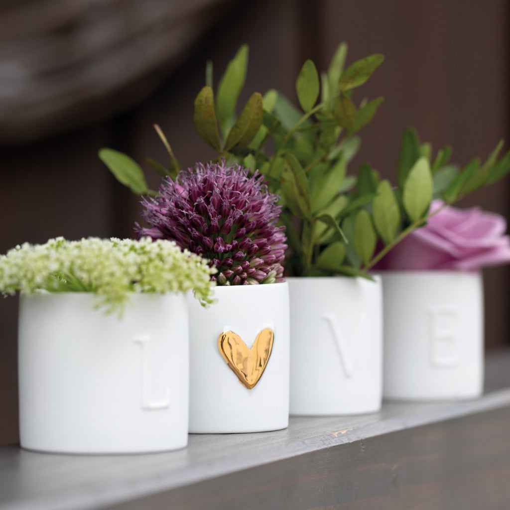 Rader Love ligths Set of 4pcs Diameter4.5cm Height.4.5cm