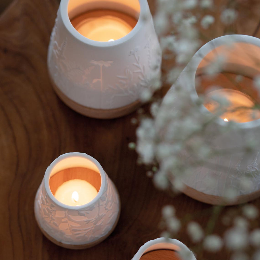 Wind light floral grasses Diameter12cm Height.13cm