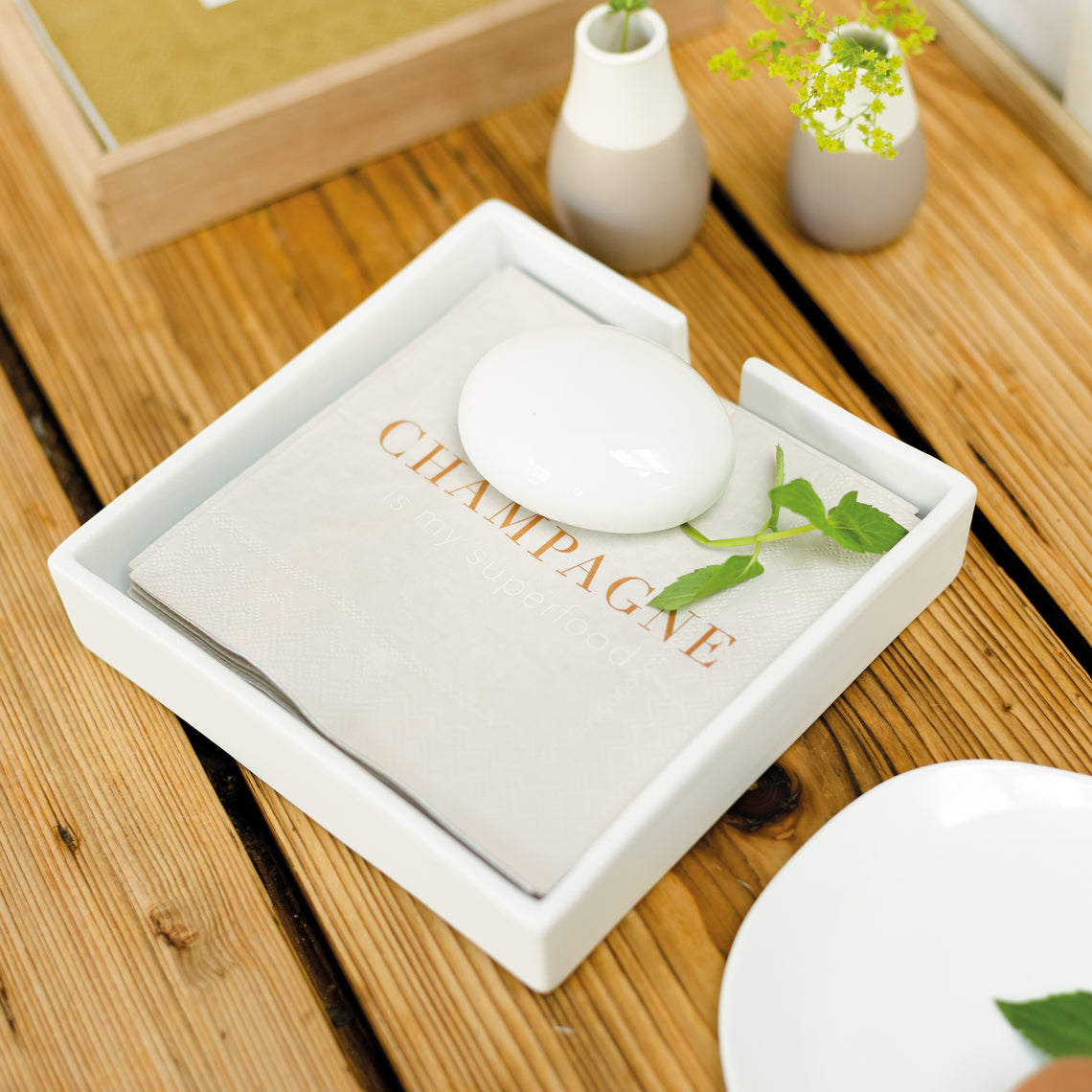 Cocktail napkin Champagne is my superfood 25x25cm - Discontinued 30% Discount