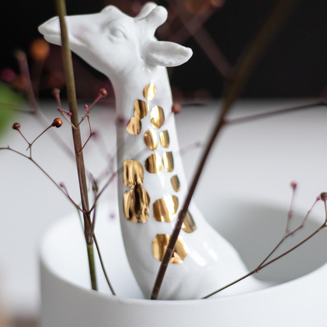 Rader Vase Giraffe Diameter11.5cm Height.27.5cm