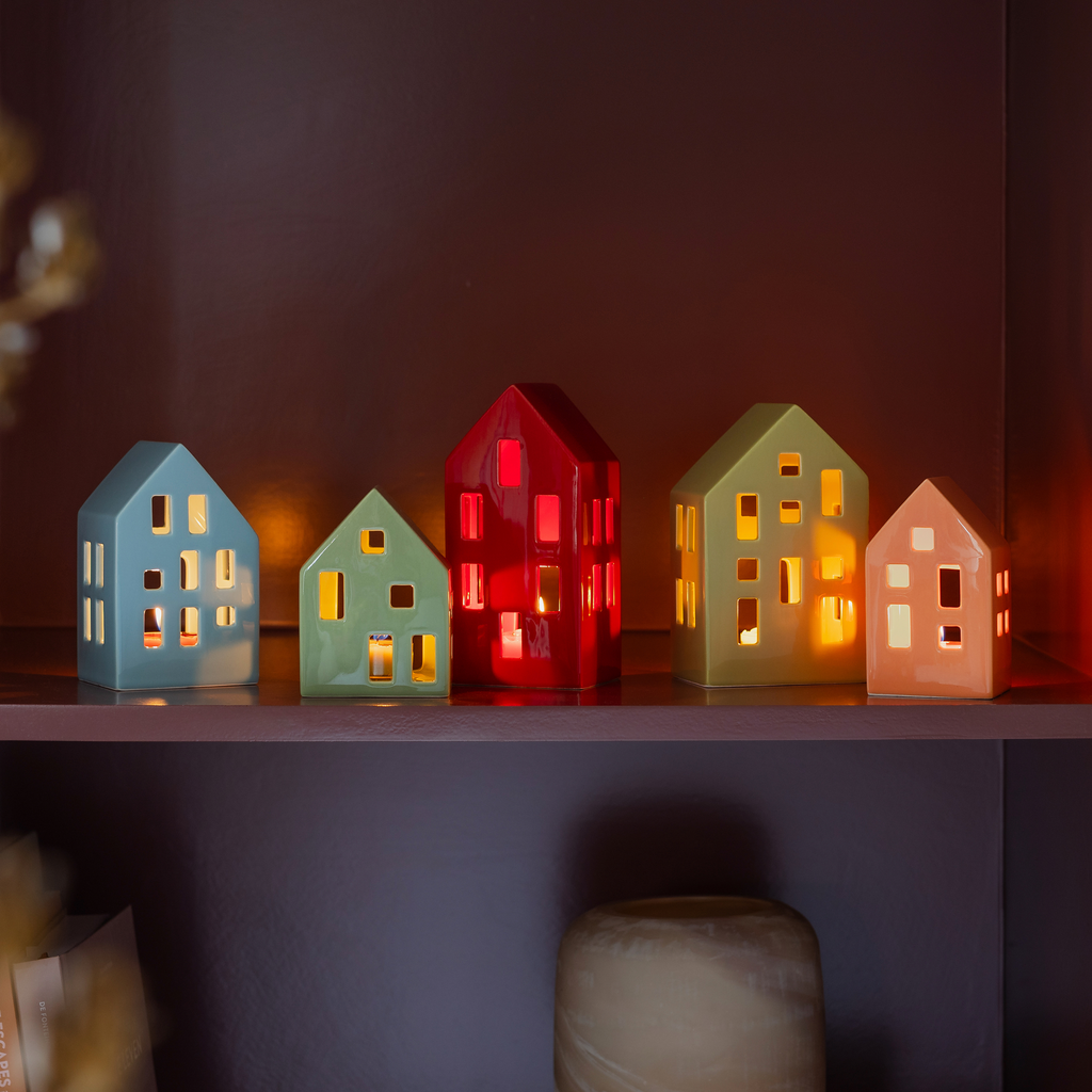 Tealight house Nyhavn 'blue'