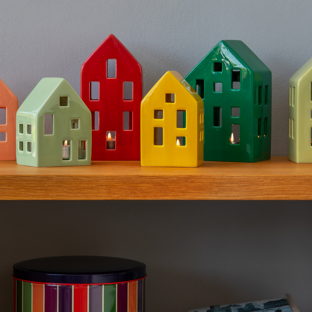 Tealight house Nyhavn 'yellow'