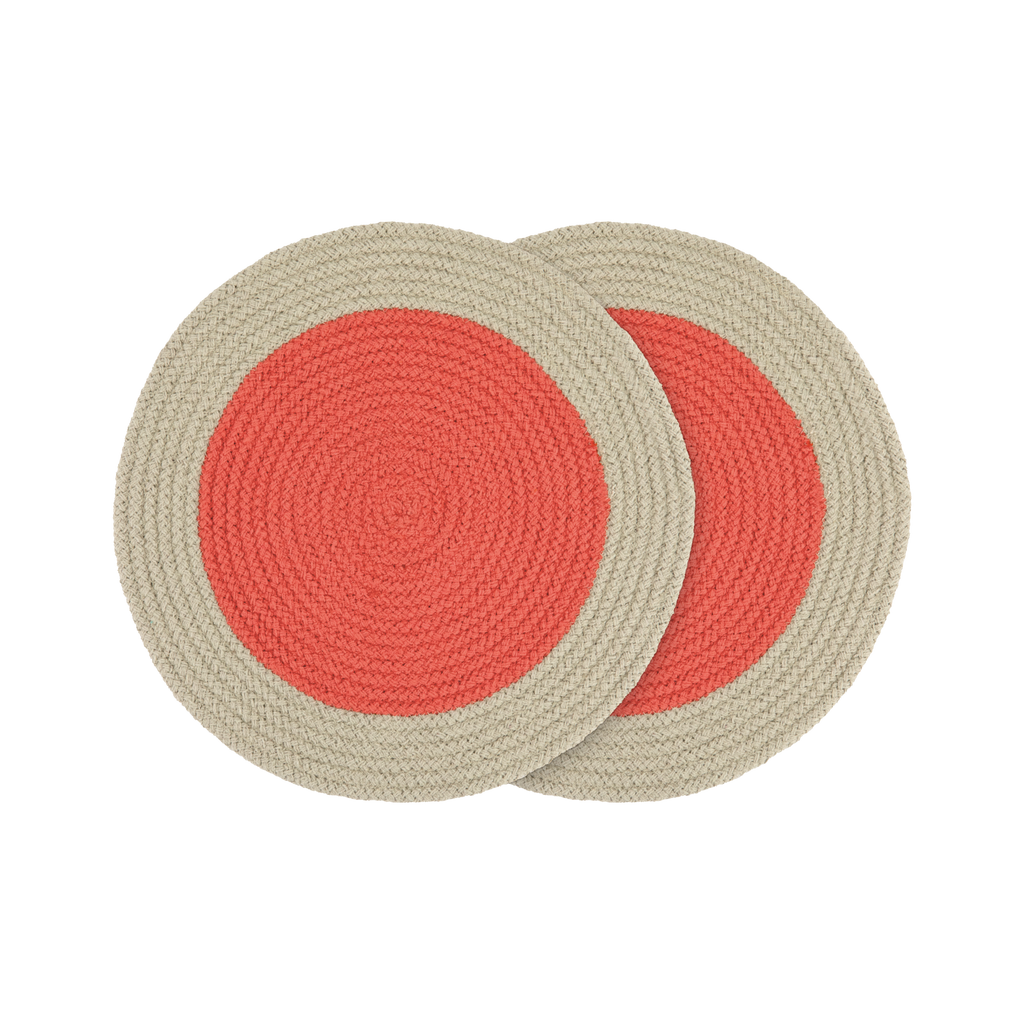 Placemats 'Raspberry', set of 2