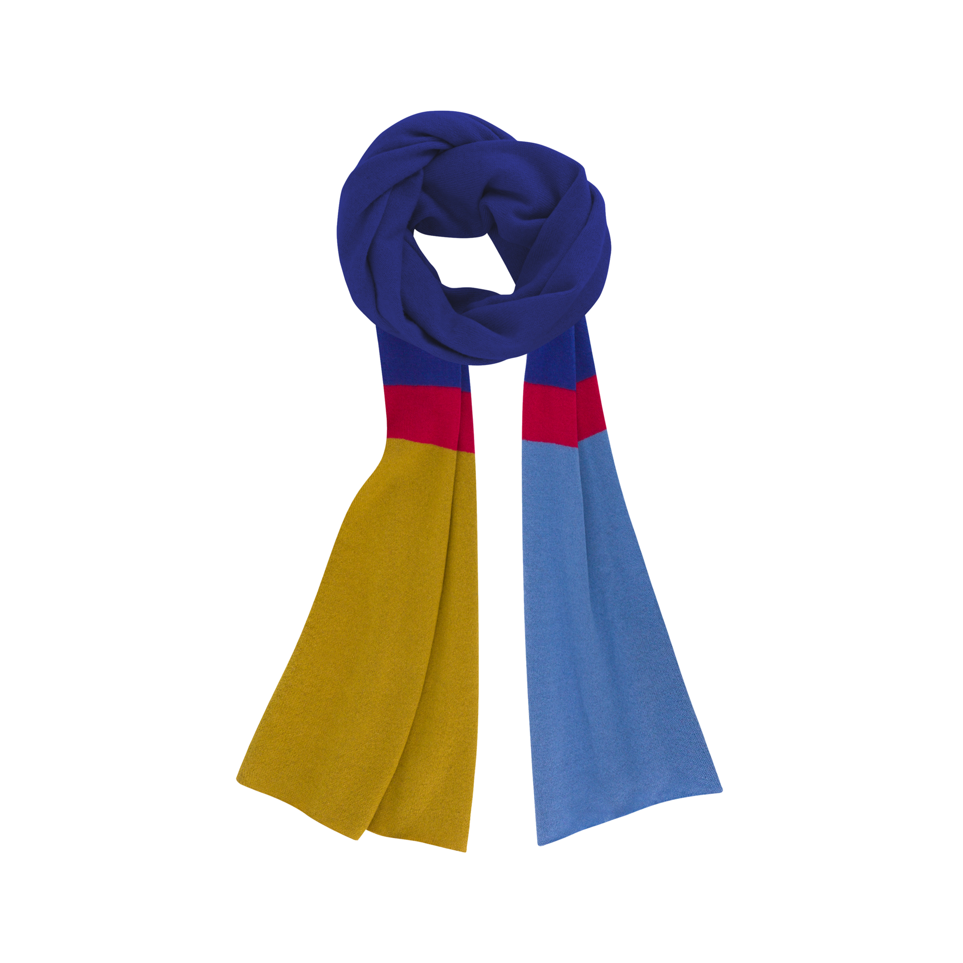 Wool and cashmere scarf 'Reto'